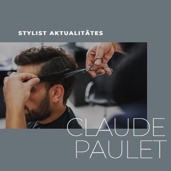 Stilu stilists aktualitātes gray modern-simple