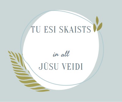 Skaists visos jūsu veidos blue organic-simple