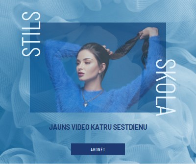 Justies bēdīgam blue modern-bold