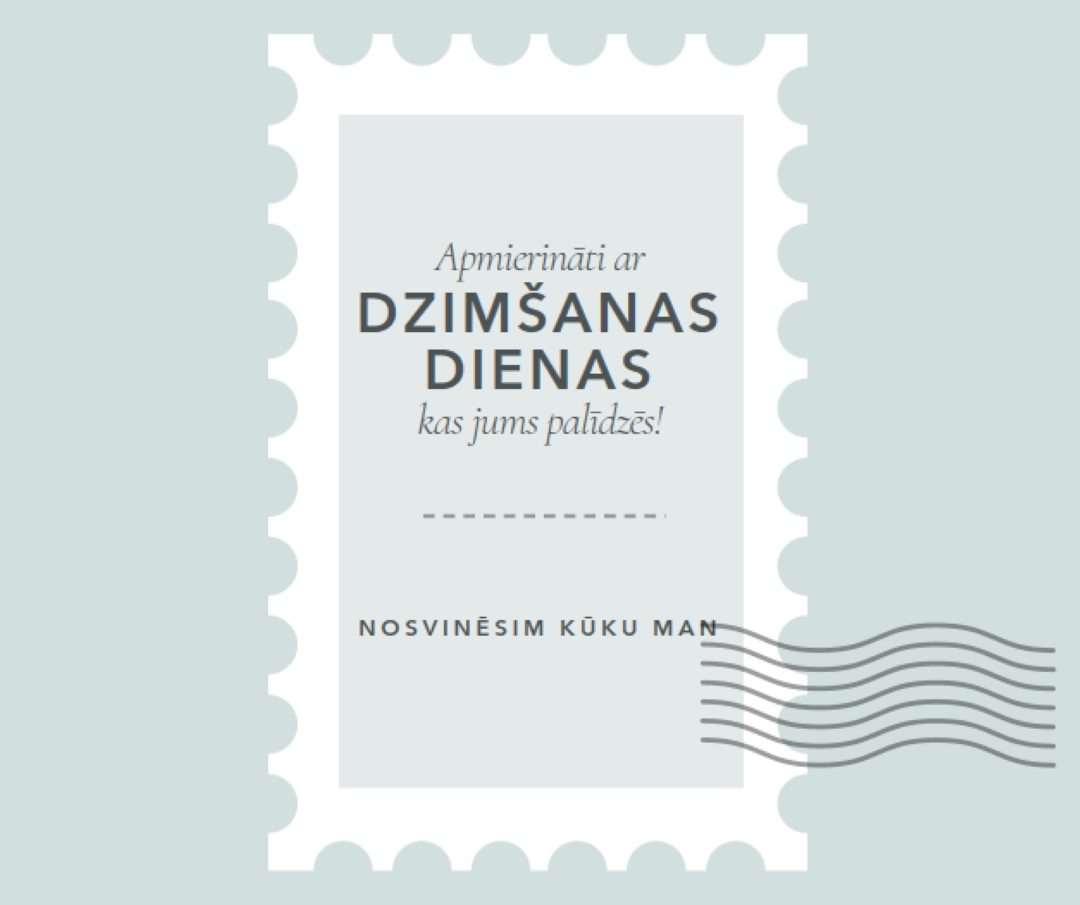 Brīnišķīga dzimšanas diena blue modern-simple