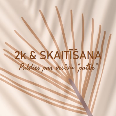 Skaitīšana uz jums brown organic-boho