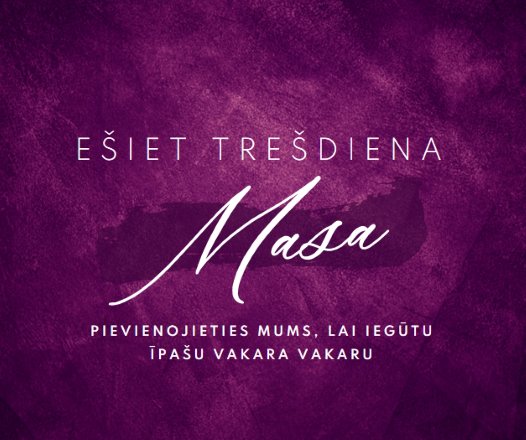 Ash Wednesday Mass purple modern-simple