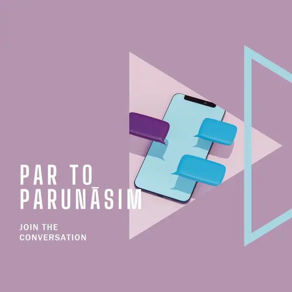 Conversation starter purple modern-geometric-&-linear