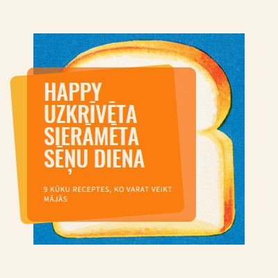 Happy Uzkrīvēta sierāmēta sēņu diena orange modern-bold