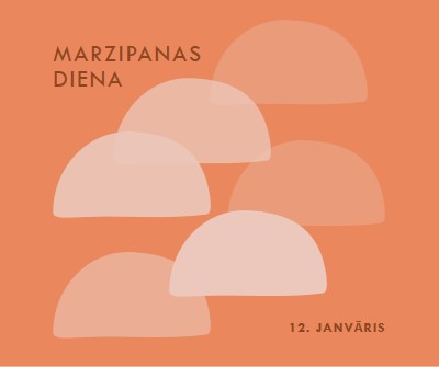 Marzipanas diena orange organic-simple