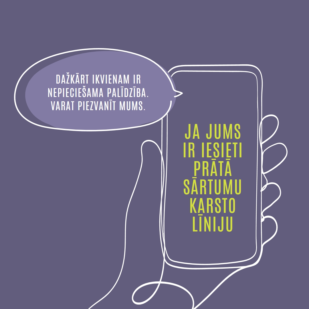 Esiet laiki purple whimsical-line