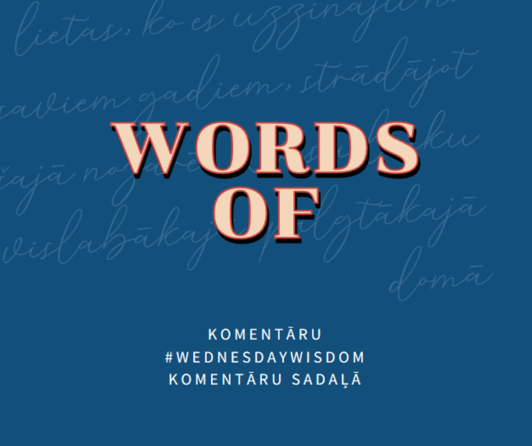 Word sasniegts blue modern-simple