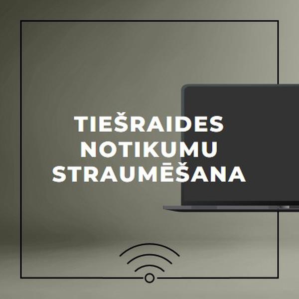 Tiešraides notikumu straumēšana gray modern-bold