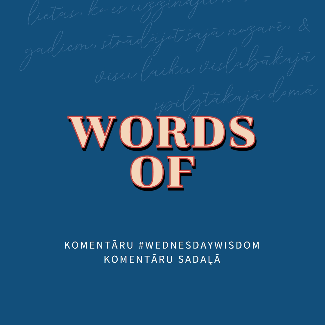 Word sasniegts blue modern-simple