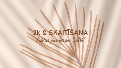 Skaitīšana uz jums brown organic-boho