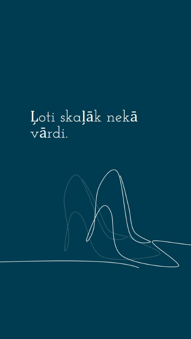 Dzīve uz daudzo dzīvi blue whimsical-line