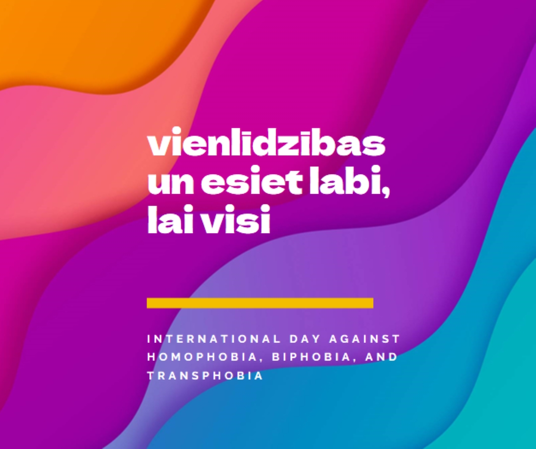 Honor International Day Against Homophobia purple modern-bold