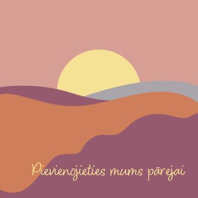 Pievienojieties mums pārejai orange organic-simple