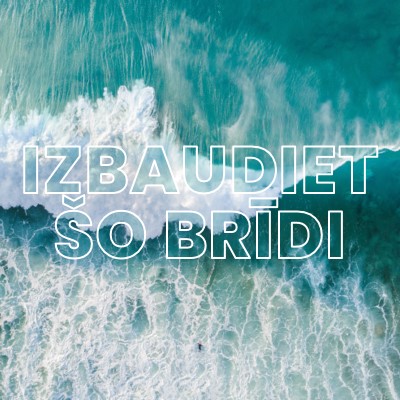 Izbaudiet šo brīdi blue modern-simple