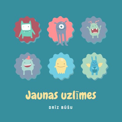 Jaunas uzlīmes būs pieejama drīzumā blue whimsical-color-block