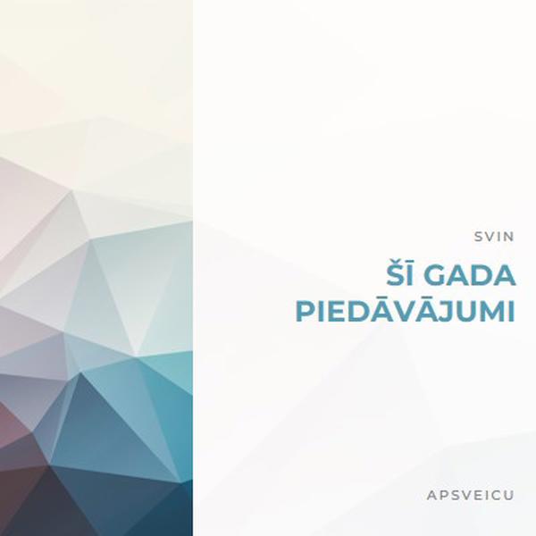 Šī gada piedāvājums white modern-geometric-&-linear