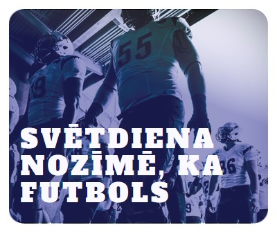 Svētdiena nozīmē, ka futbols purple modern-bold