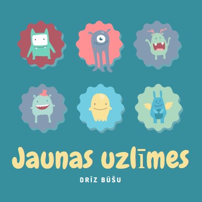 Jaunas uzlīmes būs pieejama drīzumā blue whimsical-color-block