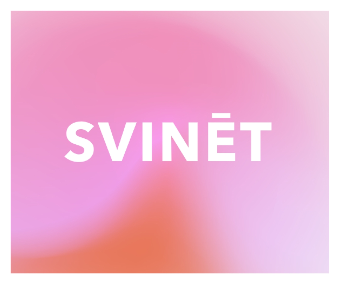 Nosvinēsim svētku nosvinēsim pink modern-bold