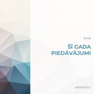 Šī gada piedāvājums white modern-geometric-&-linear