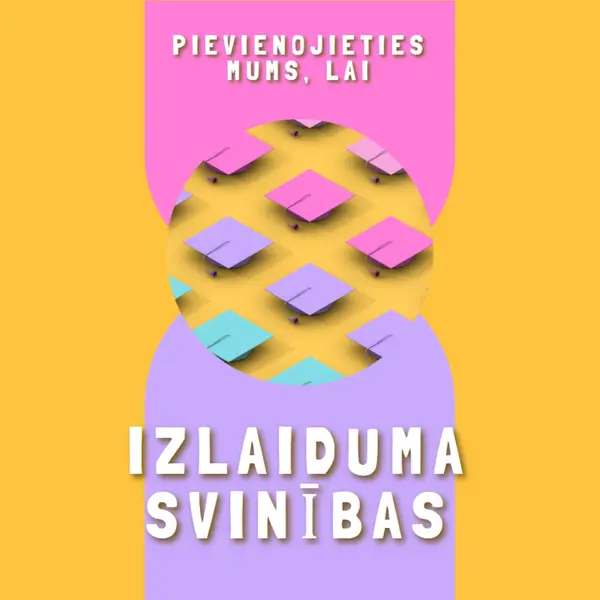 Pievienojieties izlaiduma svinībām yellow whimsical-color-block