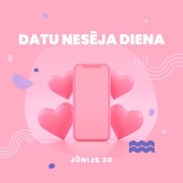 Sirsniņas un sekotāji pink modern-bold