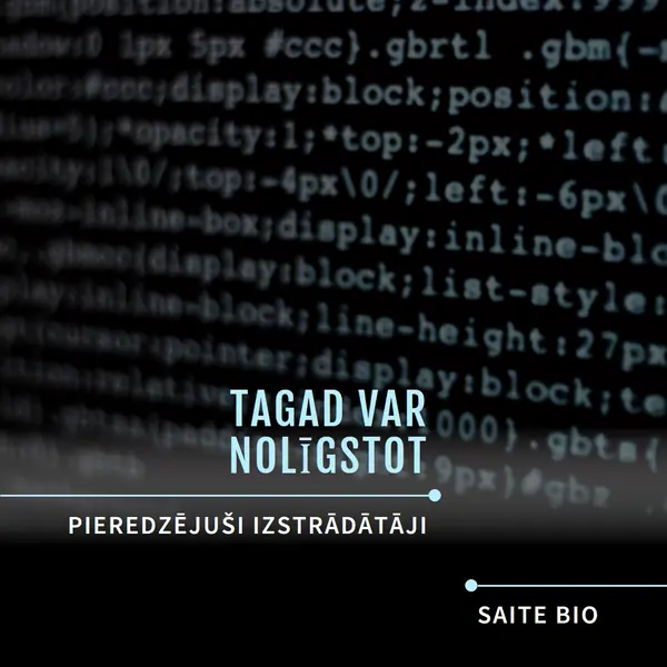Situācijas izstrāde black modern-bold
