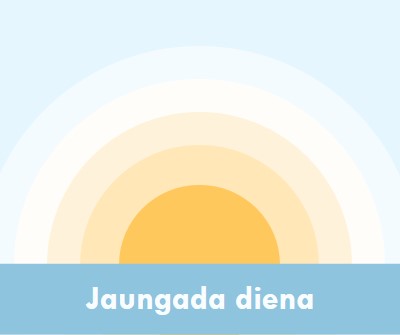 Jaungada saule blue modern-simple