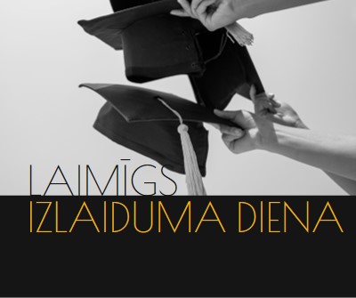 Happy gradācijas diena black modern-simple