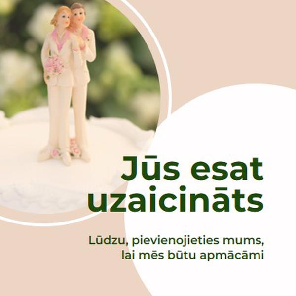 Jūs tiekat uzaicināts veikt pink modern-simple