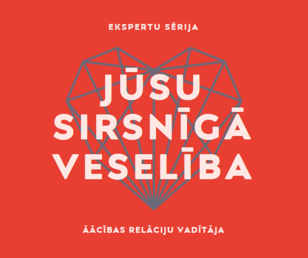 Jūsu sirsnīgā veselība red modern-bold