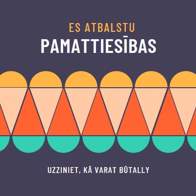 Atbalsta pamatiedzīvotājiem tiesības blue modern-color-block