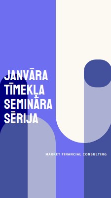 Janvāra tīmekļa semināra sērija blue modern-bold