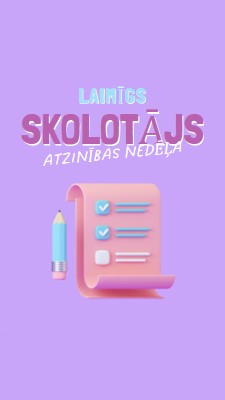 Skolotāja atzinības nedēļa purple whimsical-color-block