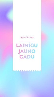 Jaunais gads, jauni sākums blue modern-bold