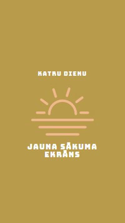 Dienas pārtraukums brown modern-simple