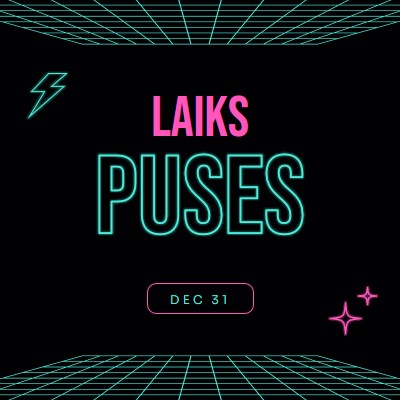 Laiks ballītei black bold,neon,outline,grid,sci-fi