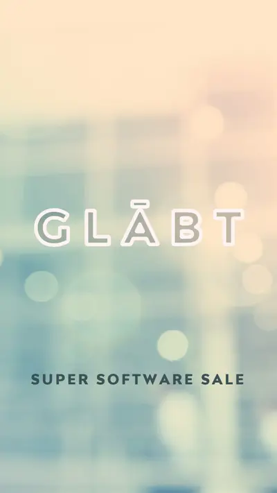 Super software sale blue modern-simple