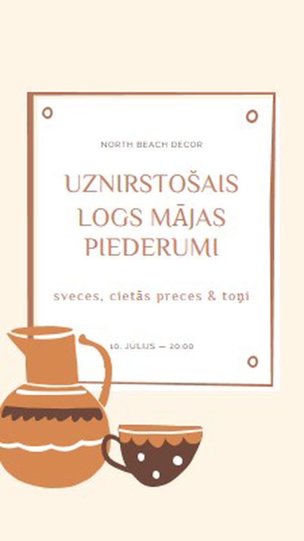 Piederumu nepieciešamība orange organic-boho