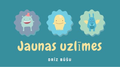 Jaunas uzlīmes būs pieejama drīzumā blue whimsical-color-block