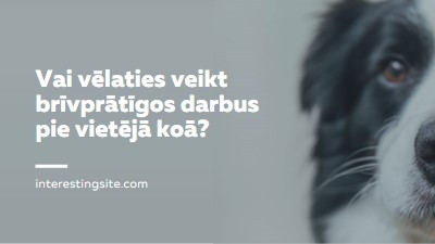 Brīvprātīgo darbs un uzsāciet uzsācību blue modern-simple