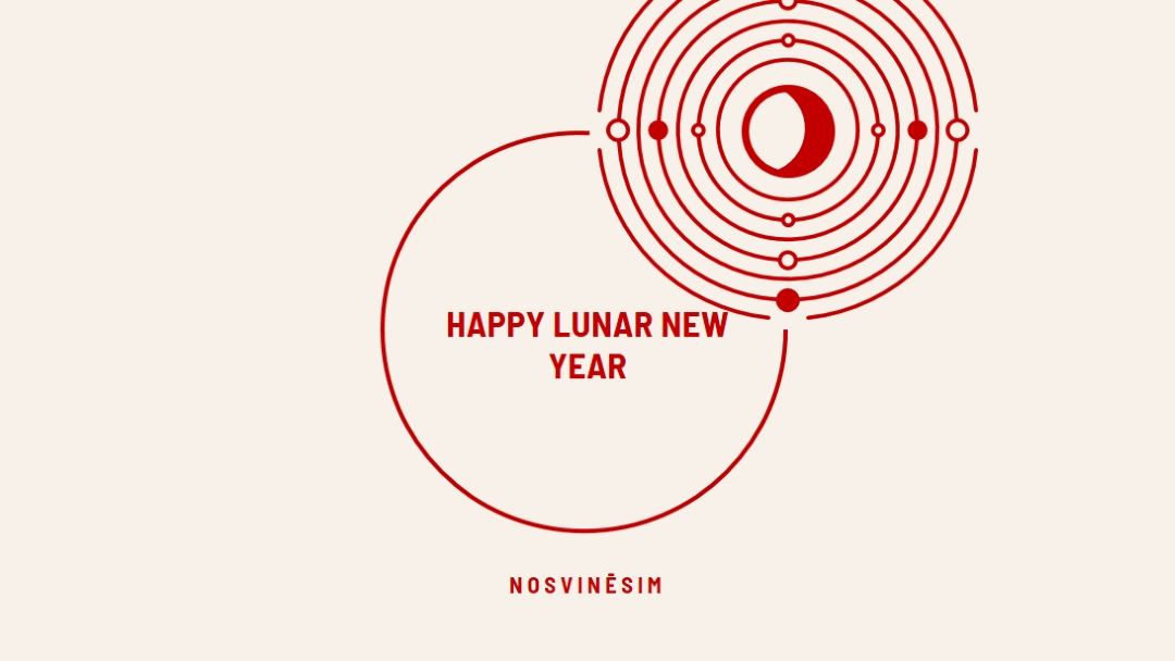 Nosvinēsim lunāro jaungadu white modern-simple