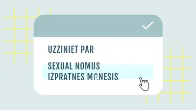 Uzziniet par seksuālo nomu zināšanas mēnesi blue vintage-retro