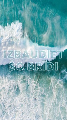 Izbaudiet šo brīdi blue modern-simple