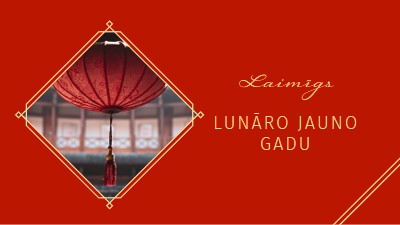 Lunāro lunāro lunāro lun red modern-simple