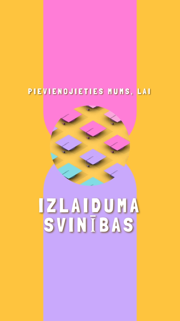 Pievienojieties izlaiduma svinībām yellow whimsical-color-block