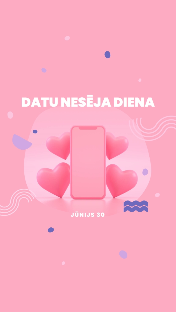 Sirsniņas un sekotāji pink modern-bold