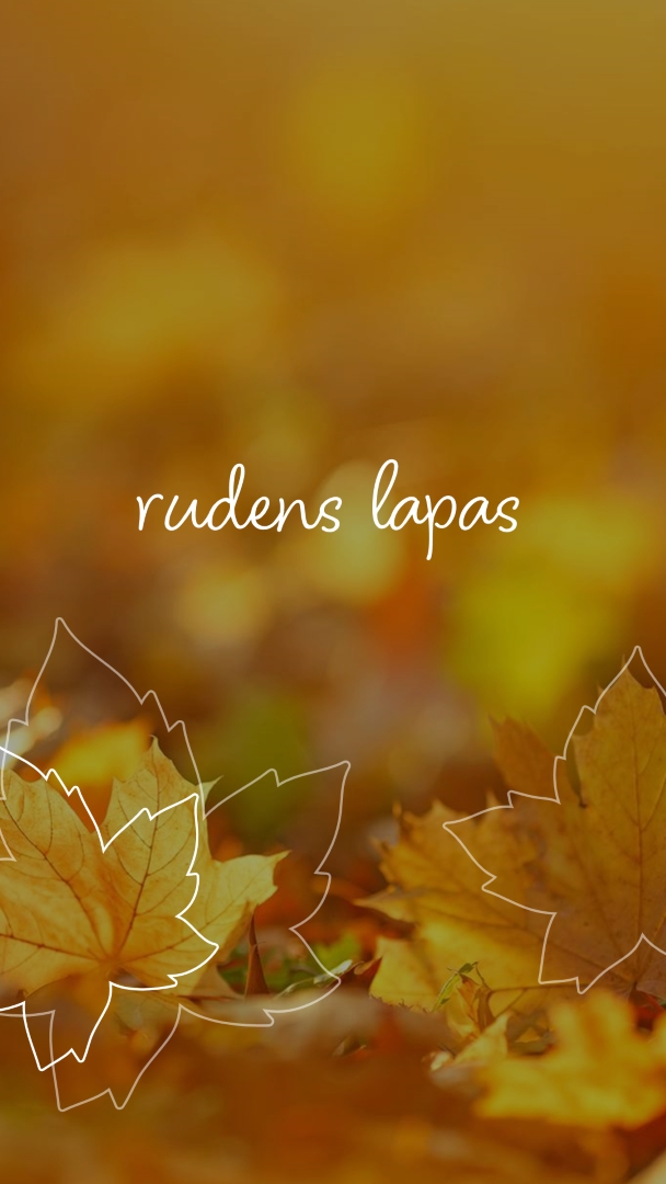 Rudens lapas orange organic-simple