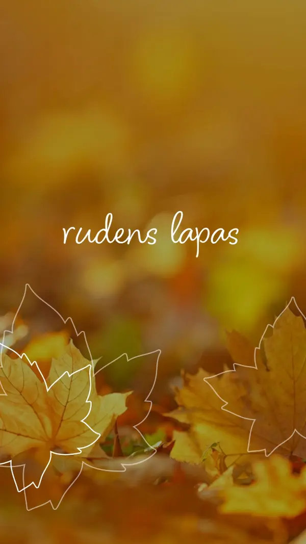 Rudens lapas orange organic-simple