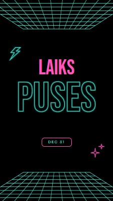 Laiks ballītei black bold,neon,outline,grid,sci-fi